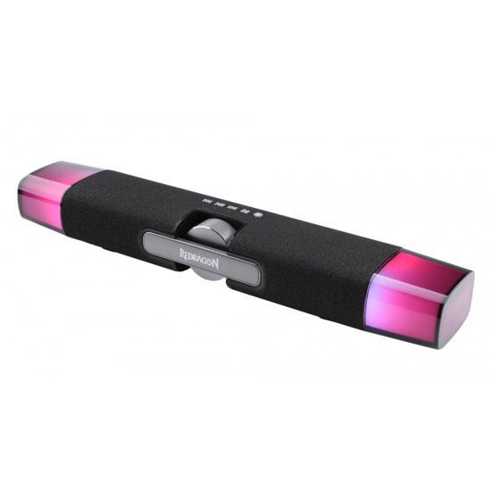 REDRAGON GS512 WIRELESS RGB 2.0 PC COMPUTER STEREO SOUNDBAR EASY-ACCESS ON-BOARD CONTROL DESKTOP SPEAKERS