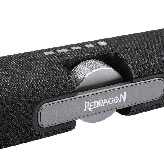 REDRAGON GS512 WIRELESS RGB 2.0 PC COMPUTER STEREO SOUNDBAR EASY-ACCESS ON-BOARD CONTROL DESKTOP SPEAKERS