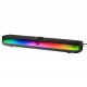 REDRAGON NEO GS515 RGB DESKTOP SOUNDBAR 2.0 STEREO BLUETOOTH 5.3 USB-C USB POWERED COMPACT DESIGN 6 RGB LIGHTING MODES CONTROL DIAL GAMING SPEAKER - BLACK