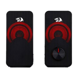 REDRAGON GS500 STENTOR 2.0 CHANNEL STEREO RED BACKLIGHT PC GAMING SPEAKER