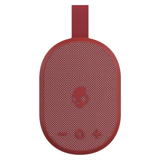 SKULLCANDY OUNCE IPX7 WATERPROOF 16H BATTERY DOWNWARD FIRING PASSIVE RADIATOR NYLON STRAP WIRELESS BLUETOOTH SPEAKER - RED