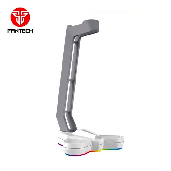 FANTECH TOWER AC3001S SPACE EDITION TRIANGULAR BASE 10 RGB MODE HEADSET STAND - WHITE