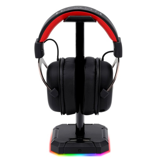 REDRAGON HA300 SCEPTER PRO RGB BACKLIT GAMING HEADPHONE STAND WITH SUPPORTING BAR 