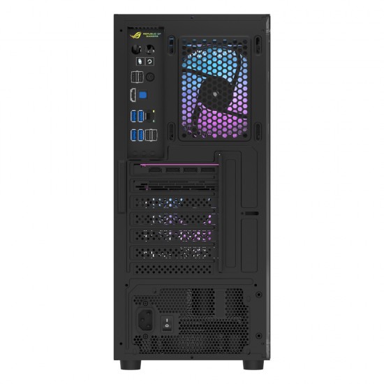 DARKFLASH A290 ATX WITH 3 ARGB 120MM FANS 160MM CPU COOLER SUPPORT 260MM GPU CLEARANCE  200MM PSU SPACE, DUAL DUST FILTERS AND STORAGE FOR 1X 3.5" + 1X 2.5" DRIVES COMPUTER CASE - BLACK