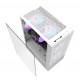 DARKFLASH A290 ATX WITH 3 ARGB 120MM FANS 160MM CPU COOLER SUPPORT 260MM GPU CLEARANCE 200MM PSU SPACE DUAL DUST FILTERS AND STORAGE FOR 1X 3.5" + 1X 2.5" DRIVES COMPUTER CASE - WHITE