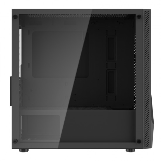 DARKFLASH AL390 MATX/ITX CASE EQUIPPED WITH USB 3.0 TEMPERED GLASS PANELS COMPUTER CABINET GAMING PC CASE - BLACK