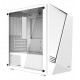 DARKFLASH AL390 MATX/ITX CASE EQUIPPED WITH USB 3.0 TEMPERED GLASS PANELS COMPUTER CABINET GAMING PC CASE - WHITE