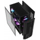 DARKFLASH DF2100 ATX TEMPERED GLASS PC CASE WITH 4 ARGB FANS USB 3.0 SUPPORT 360MM RADIATOR - BLACK