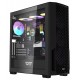 DARKFLASH DF2100 ATX TEMPERED GLASS PC CASE WITH 4 ARGB FANS USB 3.0 SUPPORT 360MM RADIATOR - BLACK