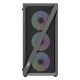 DARKFLASH DK260 AIR ATX 4 ARGB FANS USB 3.0 360MM RADIATOR FRONT MESH DESIGN PC CASE - BLACK