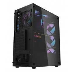 DARKFLASH DK352 ﻿ATX METAL MESH DESIGN FRONT PANEL 4X ARGB FANS CPU COOLER SUPPORT UPTO 160MM PC CASE - BLACK