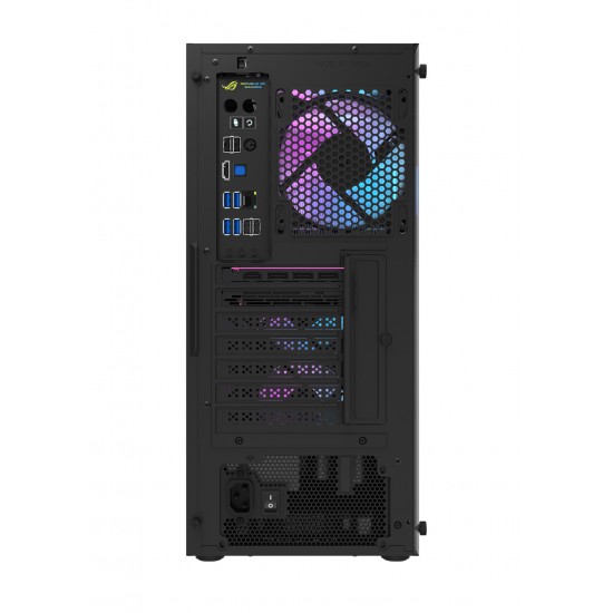 DARKFLASH DK352 ﻿ATX METAL MESH DESIGN FRONT PANEL 4X ARGB FANS CPU COOLER SUPPORT UPTO 160MM PC CASE - BLACK