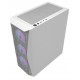 DARKFLASH DK352 ﻿ATX METAL MESH DESIGN FRONT PANEL 4X ARGB FANS CPU COOLER SUPPORT UPTO 160MM PC CASE - WHITE