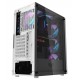 DARKFLASH DK352 ﻿ATX METAL MESH DESIGN FRONT PANEL 4X ARGB FANS CPU COOLER SUPPORT UPTO 160MM PC CASE - WHITE