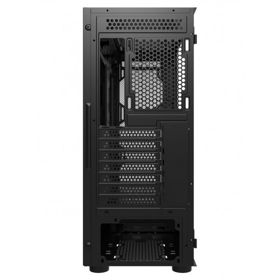 DARKFLASH DK431 E-ATX METAL FULL MESH FRONT PANEL HIGH COOLING PERFORMANCE USB 3.0 INTERFACE PC CASE - BLACK