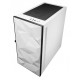 DARKFLASH DLM21 MATX WITH FRACTURED FRONT PANEL DESIGN AND TEMPERED GLASS PC CASE - WHITE 