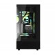 DARKFLASH DPX90 GLASS ATX CASE WITH 3 ARGB FANS PRE-INSTALLED, TEMPERED GLASS SIDE PANEL, SPACIOUS INTERIOR, ATX/MICRO-ATX/MINI-ITX MOTHERBOARD SUPPORT COMPUTER CASE - BLACK