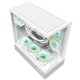 DARKFLASH DPX90 GLASS ATX CASE WITH 3 ARGB FANS PRE-INSTALLED, TEMPERED GLASS SIDE PANEL, SPACIOUS INTERIOR, ATX/MICRO-ATX/MINI-ITX MOTHERBOARD SUPPORT COMPUTER CASE - WHITE 