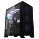 DARKFLASH DRX70 MESH ATX PC CASE WITH 4 ARGB FANS MAGNETIC FRONT PANEL SUPPORT UP TO 280MM RADIATOR - BLACK