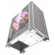 DARKFLASH DRX70 MESH ATX PC CASE WITH 4 ARGB FANS MAGNETIC FRONT PANEL SUPPORT UP TO 280MM RADIATOR - WHITE
