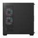 DARKFLASH DS900 AIR ATX TEMPERED GLASS PANELS WITH 7 ARGB FANS FULL COVERAGE DUST PROOF 0.5 SPCC PC CASE  - BLACK