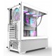 DARKFLASH DS900 ATX TEMPERED GLASS PANELS WITH 7 ARGB FANS AND FULL COVERAGE DUST PROOF 0.5 SPCC PC CASE - WHITE