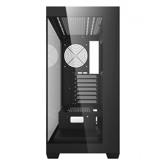 DARKFLASH DS900 ATX TEMPERED GLASS PANELS WITH 6 ARGB FANS PRE INSTALLED 0.5 SPCC GAMING PC CASE - BLACK