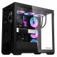 DARKFLASH DLX4000 TEMPERED GLASS PC CASE WITH 4 ARGB FANS USB TYPE-C SUPPORT TWO 360MM RADIATOR - BLACK