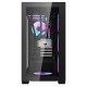 DARKFLASH DLX4000 TEMPERED GLASS PC CASE WITH 4 ARGB FANS USB TYPE-C SUPPORT TWO 360MM RADIATOR - BLACK