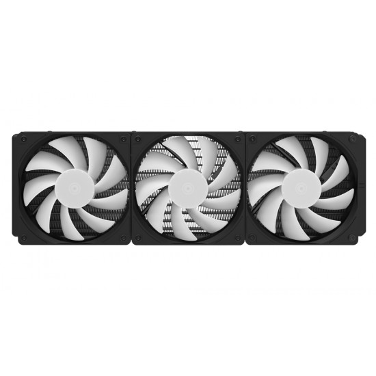 DARKFLASH RADIANT DC 360 ARGB LIGHTING WITH 9 BLADES AND HIGH STRENGTH COOLING PIPES LIQUID CPU COOLER - BLACK