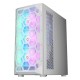 GAMEON EMPEROR ARCTIC I SERIES MID TOWER ARGB 7 FANS GAMING CASE UP TO 360MM RADIATOR - WHITE