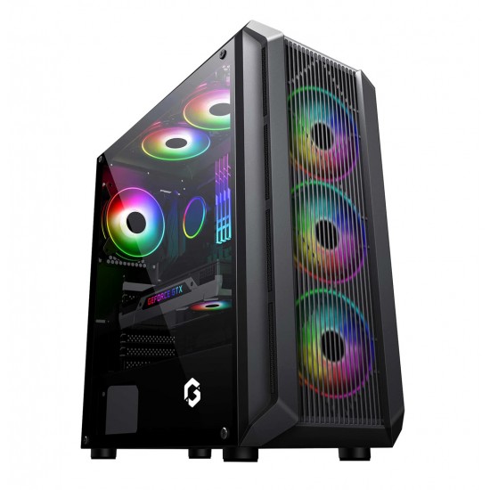 GAMEON TRIDENT II S-SERIES OPTIMIZED COOLING SOLUTION WITH ADVANCED AIR FLOW MID TOWER GAMING CASE