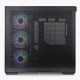 THERMALTAKE VIEW 380 TG ARGB MID TOWER CASE WITH 4X 120MM ARGB FANS AND 360MM RADIATOR SUPPORT - BLACK