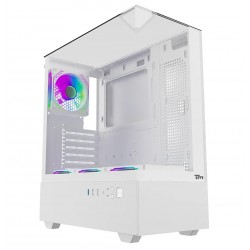 TWISTED MINDS TM-FURY-W FURY MID TOWER ARGB HARDWARE COMPATIBILITY TEMPERED GLASS PANELS ATX GAMING CASE - WHITE