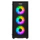 TWISTED MINDS TM-GM-I-B 03 APEX MID TOWER ATX/MICRO-ATX/ITX TRIPLE FAN EFFICIENT COOLING GAMING CASE – BLACK