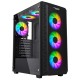 TWISTED MINDS TM-GM-I-B 03 APEX MID TOWER ATX/MICRO-ATX/ITX TRIPLE FAN EFFICIENT COOLING GAMING CASE – BLACK