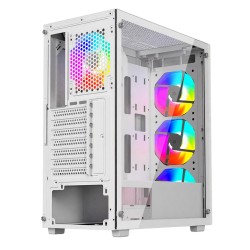 TWISTED MINDS TM-GM-I-W 03 APEX MID TOWER ATX/MICRO-ATX/ITX TRIPLE FAN EFFICIENT COOLING GAMING CASE – WHITE