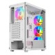 TWISTED MINDS TM-GM-I-W 03 APEX MID TOWER ATX/MICRO-ATX/ITX TRIPLE FAN EFFICIENT COOLING GAMING CASE – WHITE