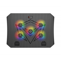 MEETION CP3030 LIGHTWEIGHT GAMING COOLING PAD 5 FANS HIGH EFFICIENCY COOLING CHIP WITH ADJUSTABLE STAND