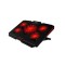 NOTEBOOK COOLER PAD 5 FANS LED RED