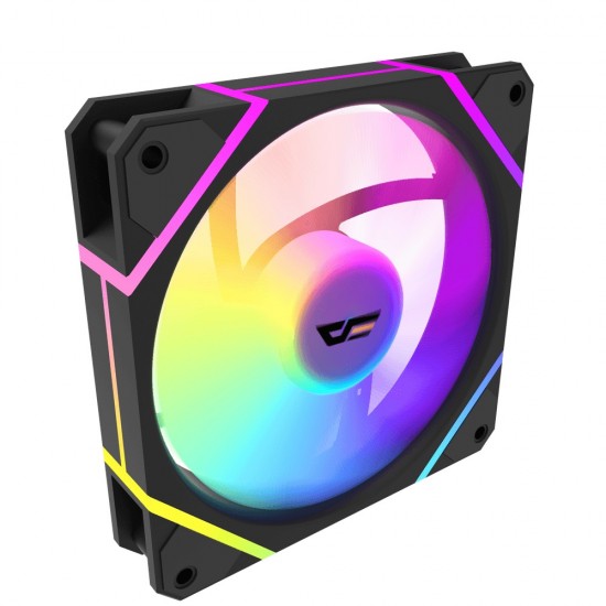 DARKFLASH DF2311022 1200 RPM A-RGB COOLING FAN 3IN1 BUNDLE CASE FANS - DM12F BLACK