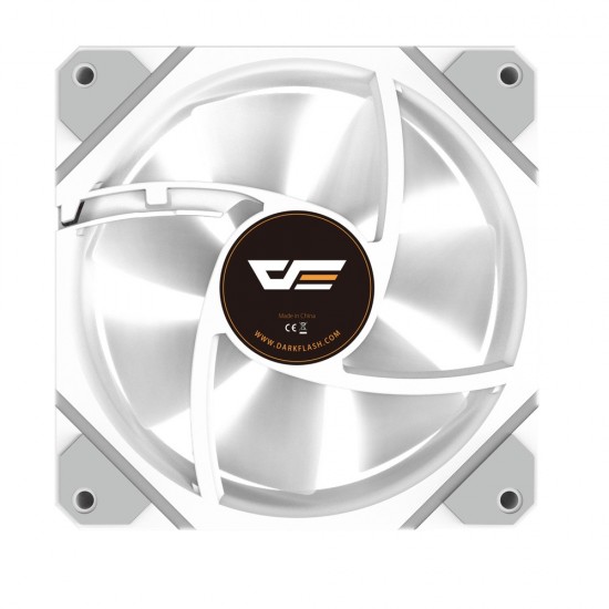 DARKFLASH DF2311022 1200 RPM A-RGB COOLING FAN 3IN1 BUNDLE CASE FANS - DM12F WHITE