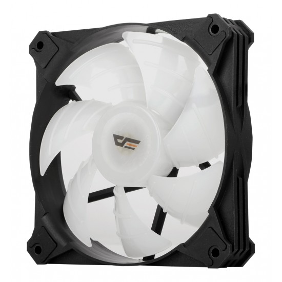 DARKFLASH TWISTER ARGB DX240 LIGHT STRIP DESIGN 1800 RPM ALL-IN-ONE 240MM LIQUID CPU COOLER - BLACK