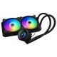 DARKFLASH TWISTER ARGB DX240 LIGHT STRIP DESIGN 1800 RPM ALL-IN-ONE 240MM LIQUID CPU COOLER - BLACK