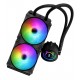 DARKFLASH TWISTER ARGB DX240 LIGHT STRIP DESIGN 1800 RPM ALL-IN-ONE 240MM LIQUID CPU COOLER - BLACK