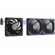 DARKFLASH DF241001 G16 3IN1 120MM MAGNETIC ARGB PC CASE SINGLE FAN - BLACK