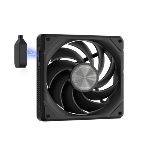 DARKFLASH DF241001 G16 3IN1 120MM MAGNETIC ARGB PC CASE SINGLE FAN - BLACK