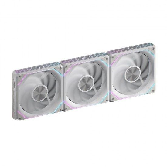 DARKFLASH DF241001 G16 3IN1 120MM MAGNETIC ARGB PC CASE SINGLE FAN - WHITE