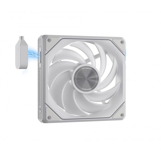 DARKFLASH DF241001 G16 3IN1 120MM MAGNETIC ARGB PC CASE SINGLE FAN - WHITE