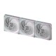 DARKFLASH DF241001 G16 3IN1 120MM MAGNETIC ARGB PC CASE SINGLE FAN - WHITE